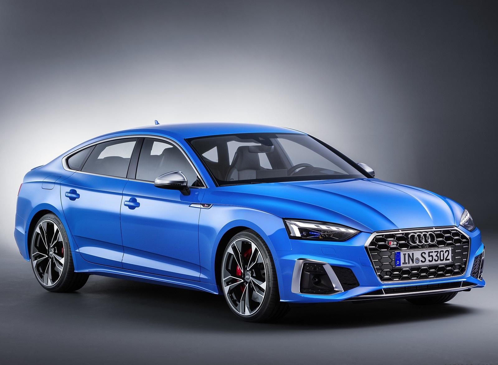 2020 Audi S5 Sportback TDI (Color: Turbo Blue) Front Three-Quarter Wallpapers #17 of 29