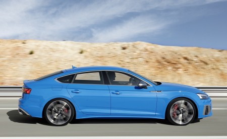 2020 Audi S5 Sportback TDI (Color: Turbo Blue) Side Wallpapers 450x275 (5)