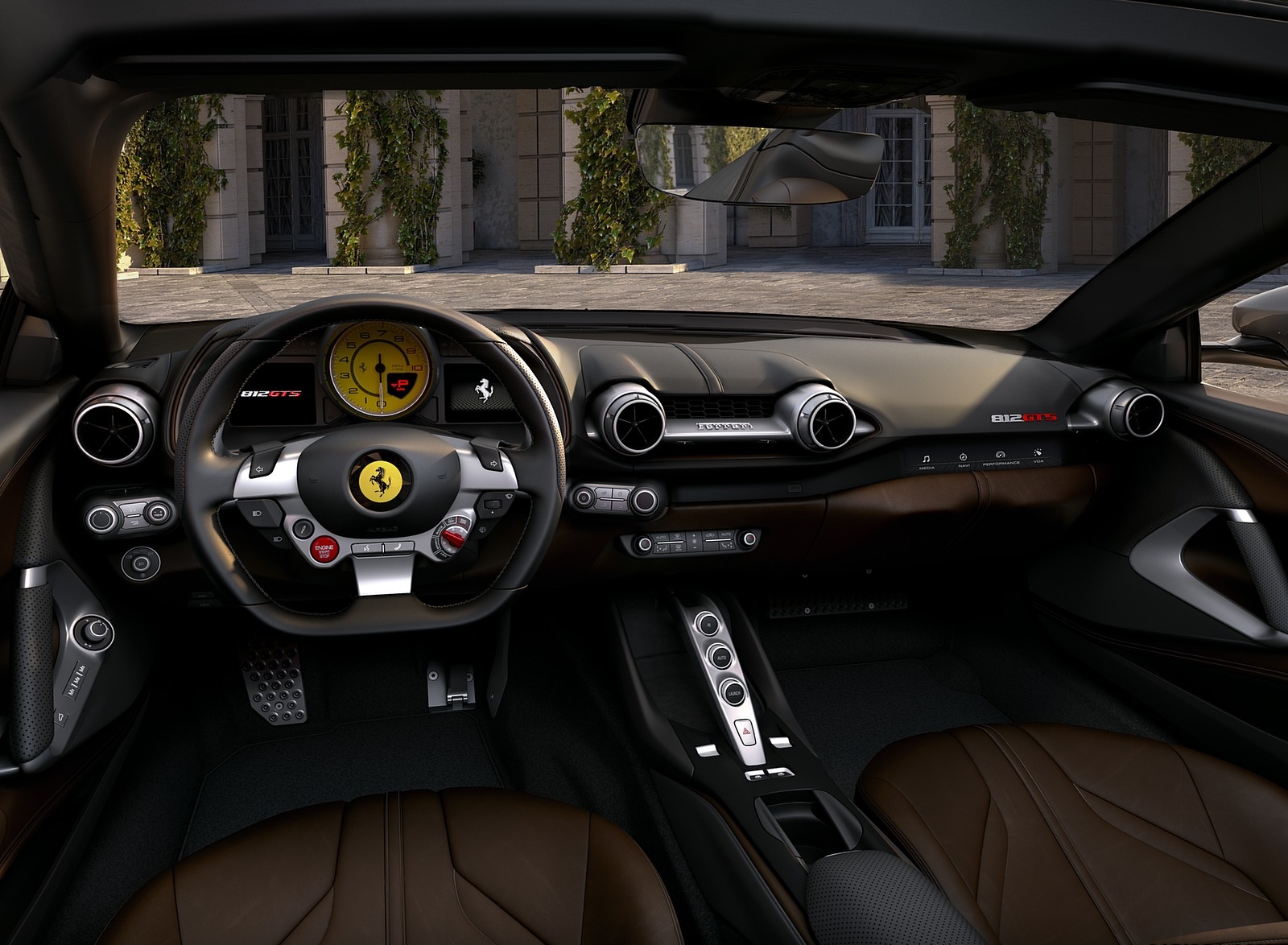 2020 Ferrari 812 GTS Interior Cockpit Wallpapers (6)