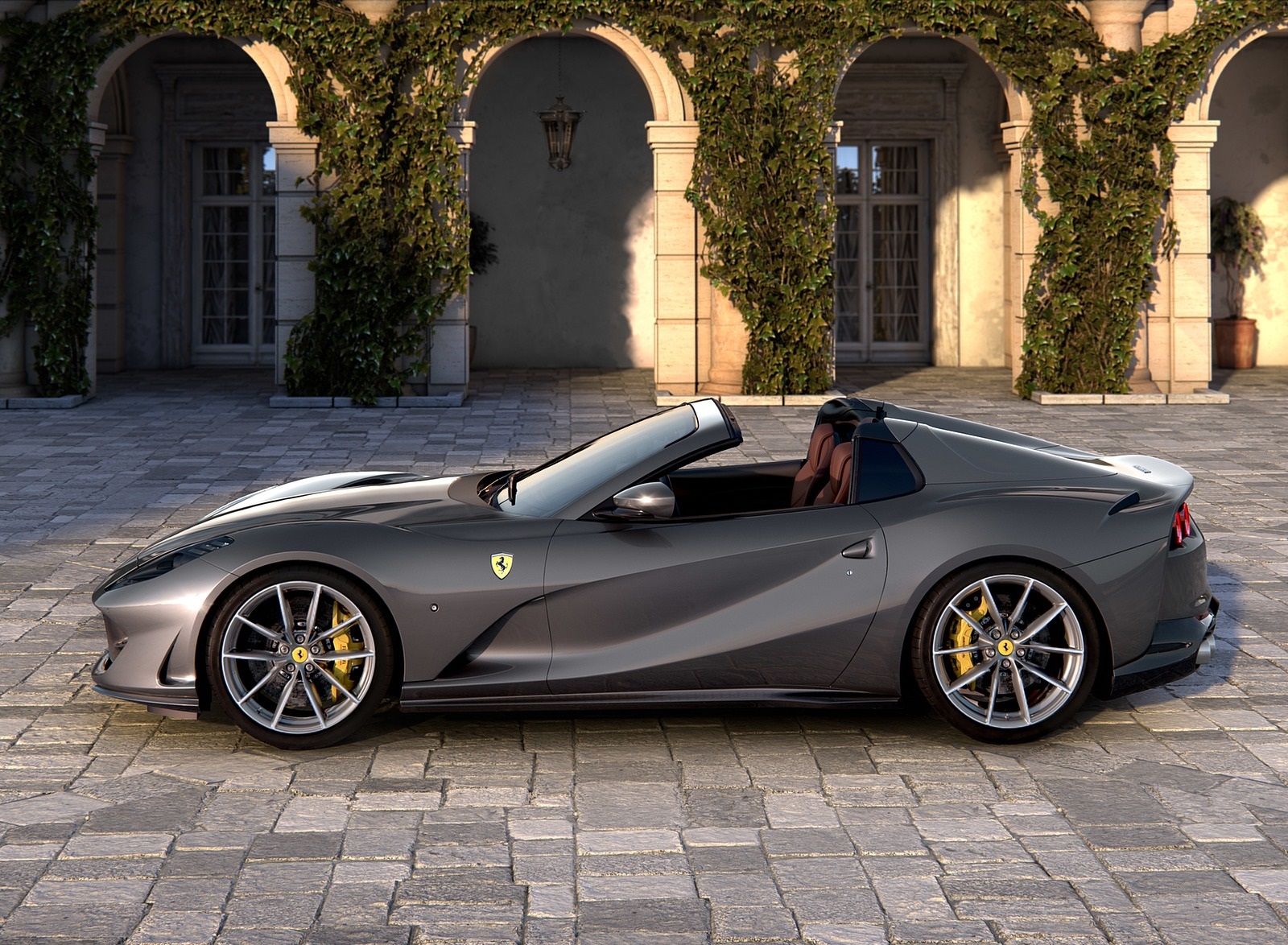 2020 Ferrari 812 GTS Side Wallpapers #3 of 14