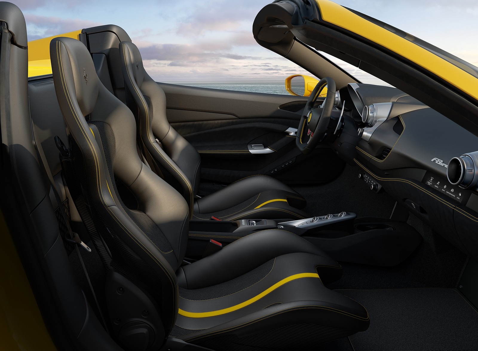 2020 Ferrari F8 Spider Interior Seats Wallpapers #9 of 19