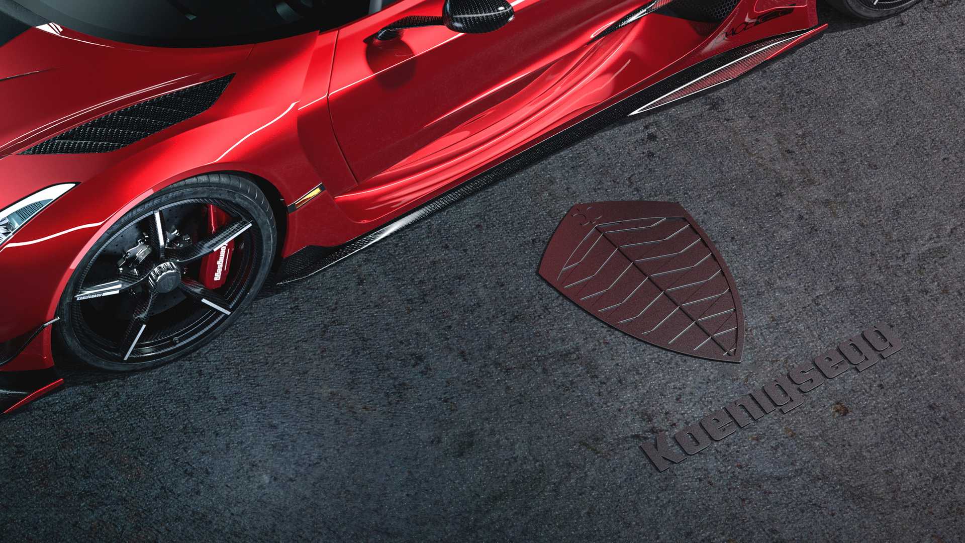 2020 Koenigsegg Jesko Cherry Red Edition10 Wheel Wallpapers #12 of 13