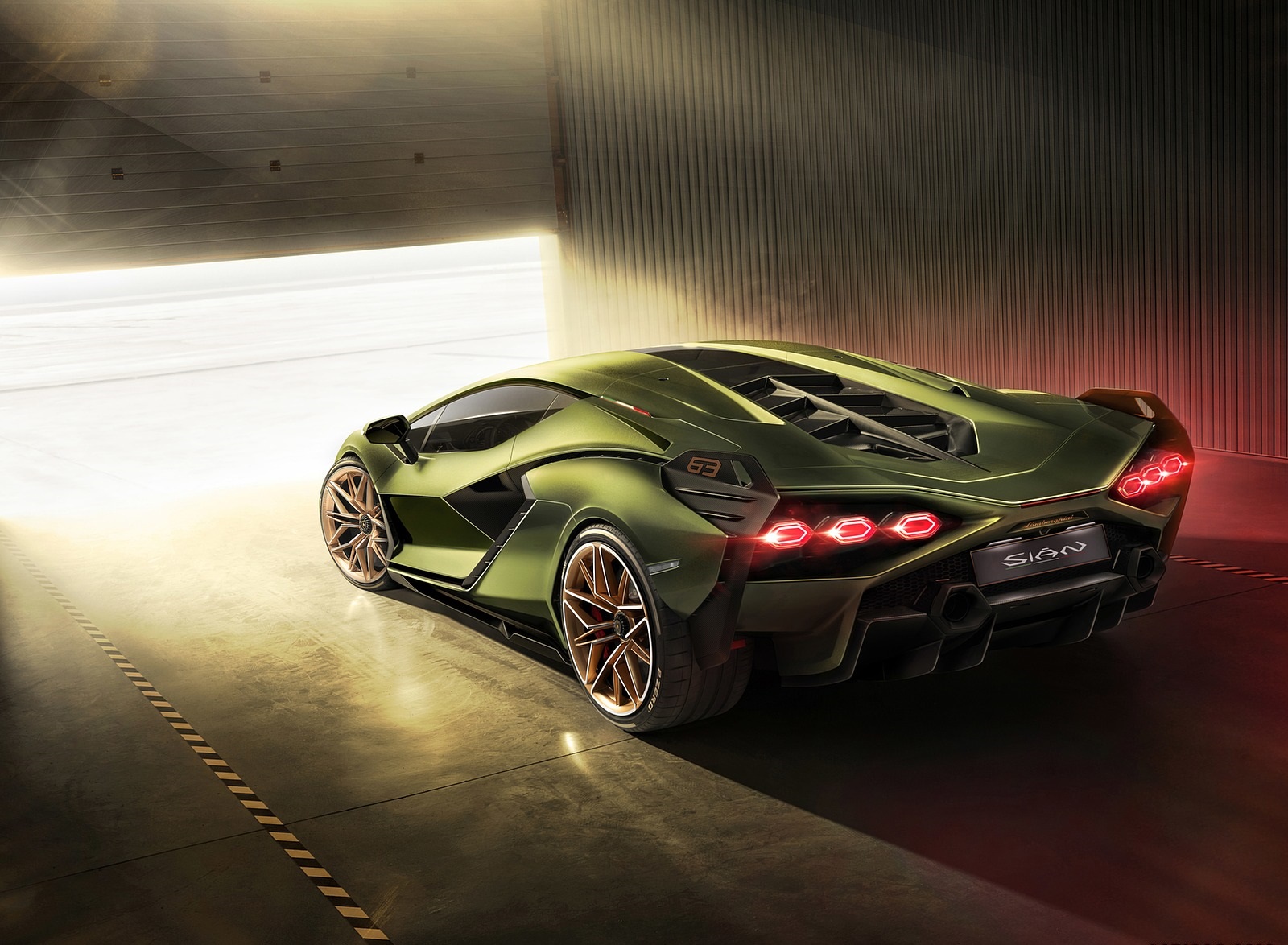 2020 Lamborghini Sián Rear Three-Quarter Wallpapers #11 of 18