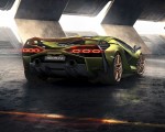 2020 Lamborghini Sián Rear Wallpapers 150x120 (2)