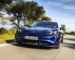 2020 Porsche Taycan Turbo (Color: Gentian Blue Metallic) Front Wallpapers 150x120