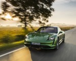 2020 Porsche Taycan Turbo (Color: Mamba Green Metallic) Front Three-Quarter Wallpapers 150x120 (22)