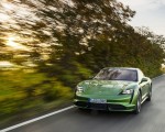 2020 Porsche Taycan Turbo (Color: Mamba Green Metallic) Front Wallpapers 150x120