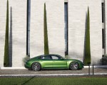 2020 Porsche Taycan Turbo (Color: Mamba Green Metallic) Side Wallpapers 150x120