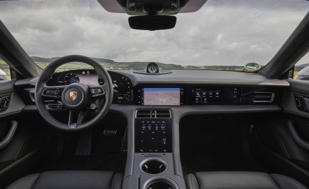2020 Porsche Taycan Turbo S (Color: Carrara White Metallic) Interior Cockpit Wallpapers 450x275 (61)