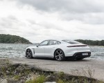 2020 Porsche Taycan Turbo S (Color: Carrara White Metallic) Rear Three-Quarter Wallpapers 150x120 (52)