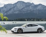 2020 Porsche Taycan Turbo S (Color: Carrara White Metallic) Side Wallpapers 150x120 (55)