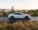 2020 Porsche Taycan Turbo S (Color: Carrara White Metallic) Side Wallpapers 150x120 (54)