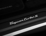 2020 Porsche Taycan Turbo S (Color: Mamba Green Metallic) Door Sill Wallpapers 150x120