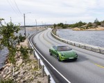 2020 Porsche Taycan Turbo S (Color: Mamba Green Metallic) Front Three-Quarter Wallpapers 150x120