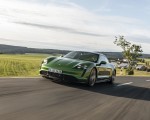 2020 Porsche Taycan Turbo S (Color: Mamba Green Metallic) Front Three-Quarter Wallpapers 150x120