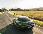 2020 Porsche Taycan Turbo S (Color: Mamba Green Metallic) Rear Three-Quarter Wallpapers 150x120