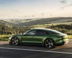 2020 Porsche Taycan Turbo S (Color: Mamba Green Metallic) Side Wallpapers 150x120