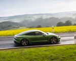 2020 Porsche Taycan Turbo S (Color: Mamba Green Metallic) Side Wallpapers 150x120 (7)