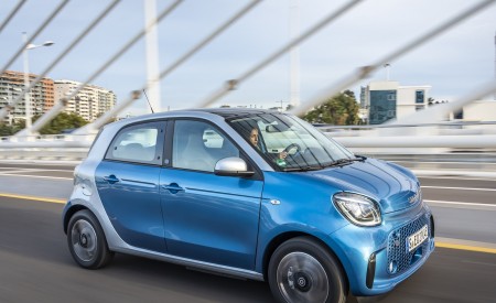 2020 Smart EQ ForFour Passion Line (Color: Steel Blue) Front Three-Quarter Wallpapers 450x275 (46)