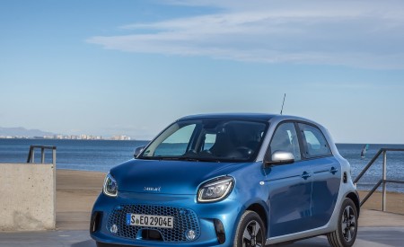 2020 Smart EQ ForFour Passion Line (Color: Steel Blue) Front Three-Quarter Wallpapers 450x275 (57)