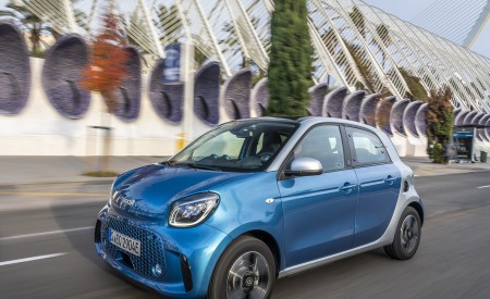 2020 Smart EQ ForFour Passion Line (Color: Steel Blue) Front Three-Quarter Wallpapers 450x275 (47)
