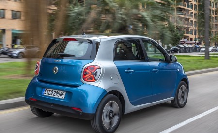2020 Smart EQ ForFour Passion Line (Color: Steel Blue) Rear Three-Quarter Wallpapers 450x275 (49)