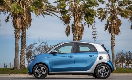 2020 Smart EQ ForFour Passion Line (Color: Steel Blue) Side Wallpapers 450x275 (62)
