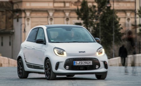 2020 Smart EQ ForFour Pulse Line (Color: Ice White) Front Three-Quarter Wallpapers 450x275 (21)