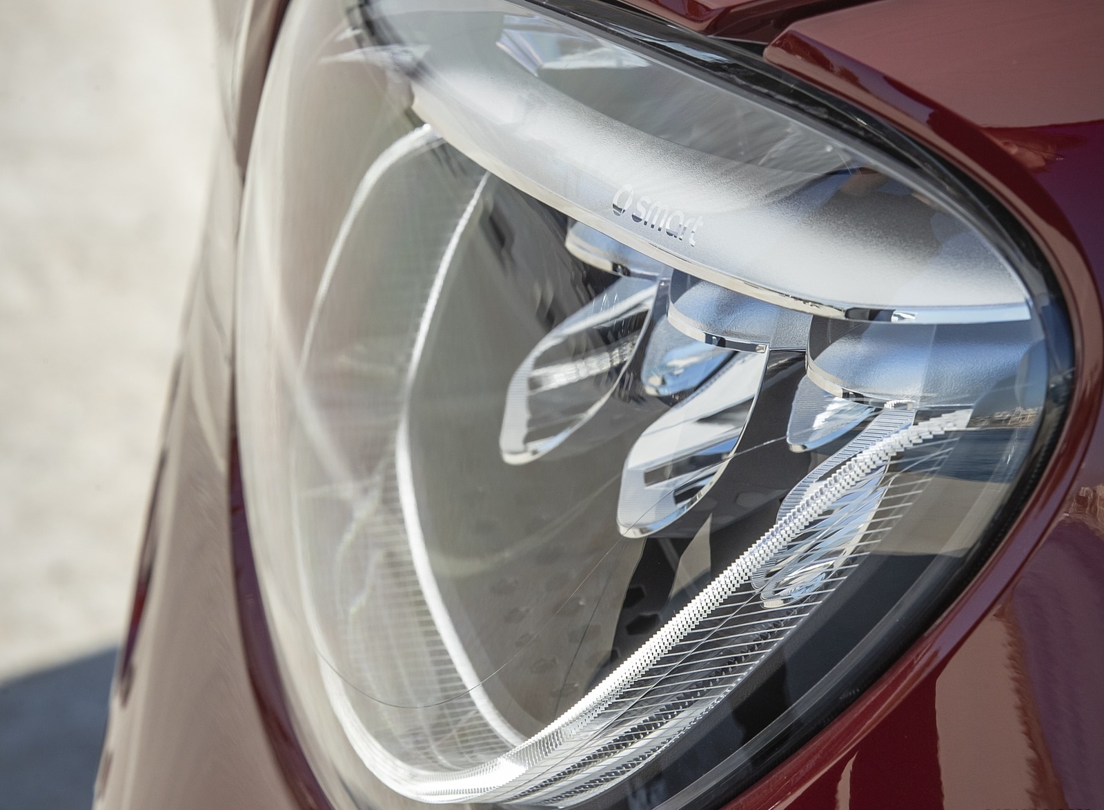 2020 Smart EQ ForTwo Cabrio Prime Line (Color: Carmine Red) Headlight Wallpapers #51 of 100