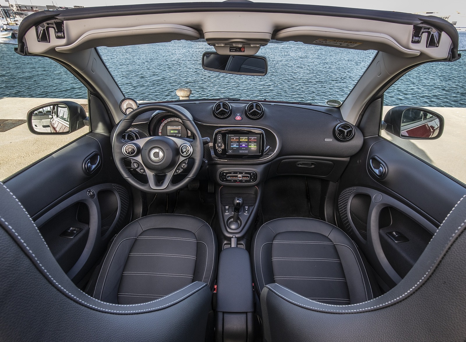 2020 Smart EQ ForTwo Cabrio Prime Line (Color: Carmine Red) Interior Cockpit Wallpapers #58 of 100