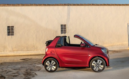 2020 Smart EQ ForTwo Cabrio Prime Line (Color: Carmine Red) Side Wallpapers 450x275 (39)