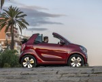 2020 Smart EQ ForTwo Cabrio Prime Line (Color: Carmine Red) Side Wallpapers 150x120