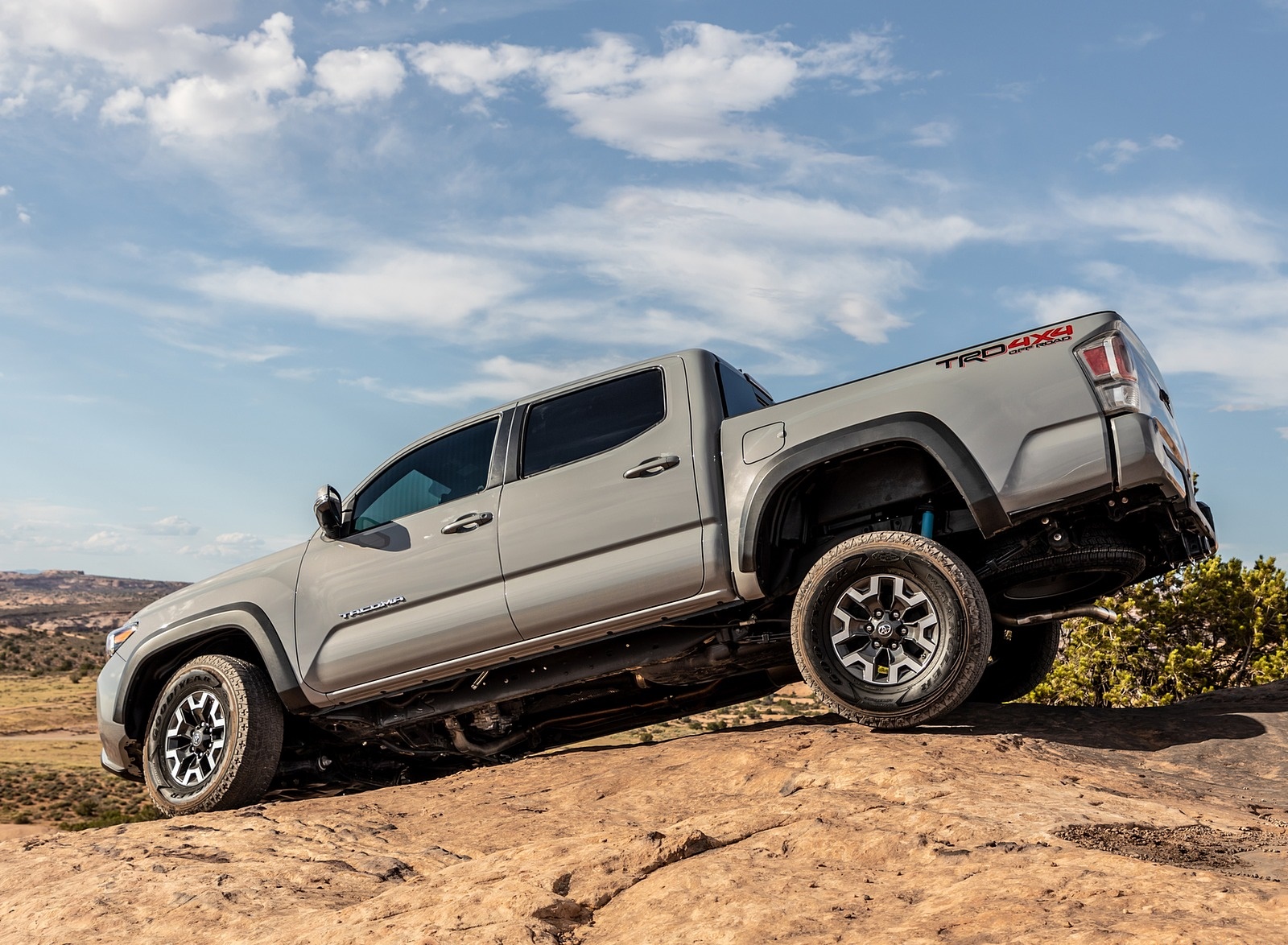 2020 Toyota Tacoma Trd Off Road Color Cement Side Wallpapers