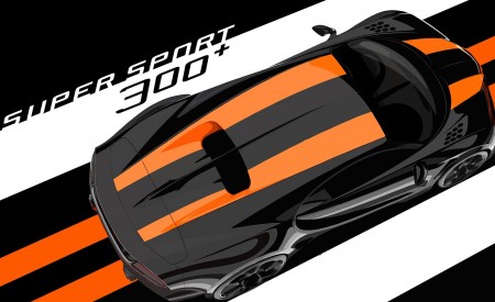 2021 Bugatti Chiron Super Sport 300+ Design Sketch Wallpapers 450x275 (21)