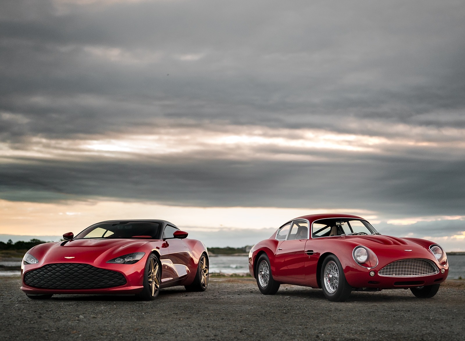 2020 Aston Martin DBS GT Zagato and DB4 GT Zagato Continuation Wallpapers (5)