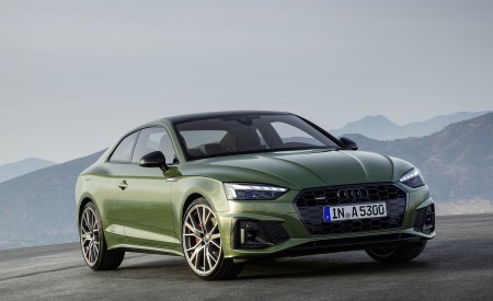 2020 Audi A5 Coupe (Color: District Green) Front Three-Quarter Wallpapers 450x275 (9)