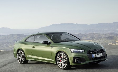 2020 Audi A5 Coupe (Color: District Green) Front Three-Quarter Wallpapers 450x275 (11)