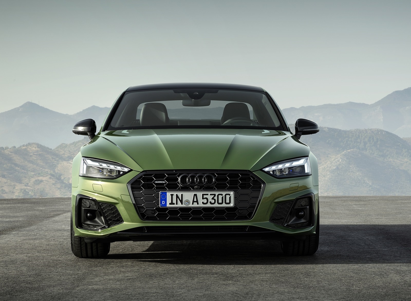 2020 Audi A5 Coupe (Color: District Green) Front Wallpapers #12 of 36