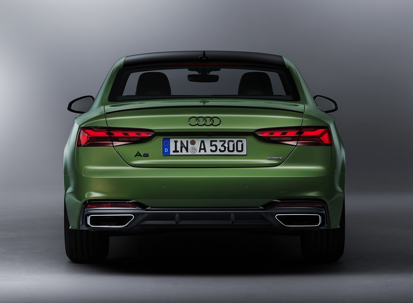 2020 Audi A5 Coupe (Color: District Green) Rear Wallpapers #22 of 36