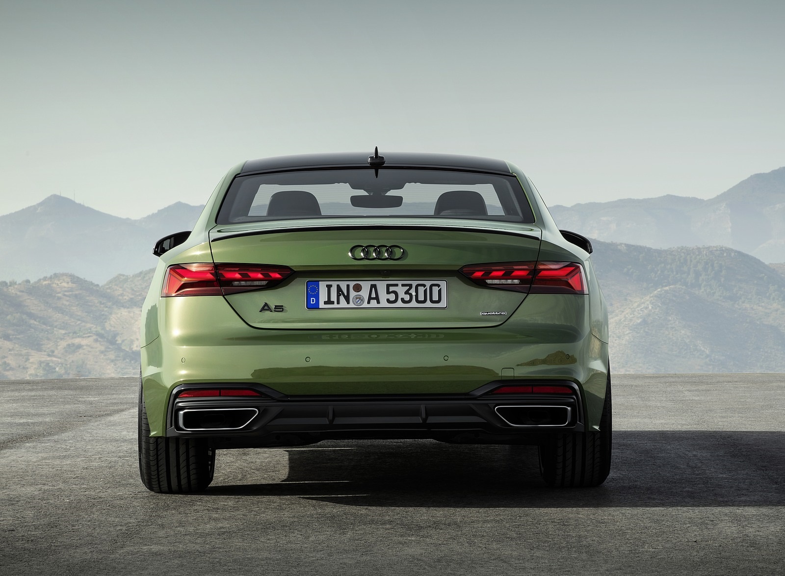 2020 Audi A5 Coupe (Color: District Green) Rear Wallpapers #17 of 36
