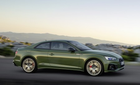 2020 Audi A5 Coupe (Color: District Green) Side Wallpapers 450x275 (7)
