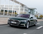 2020 Audi A8 L 60 TFSI e quattro Plug-In Hybrid (Color: Goodwood Green) Front Three-Quarter Wallpapers 150x120