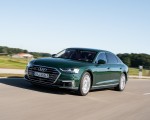 2020 Audi A8 L 60 TFSI e quattro Plug-In Hybrid (Color: Goodwood Green) Front Three-Quarter Wallpapers 150x120 (12)