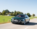 2020 Audi A8 L 60 TFSI e quattro Plug-In Hybrid (Color: Goodwood Green) Front Three-Quarter Wallpapers 150x120