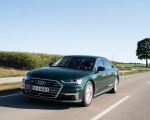 2020 Audi A8 L 60 TFSI e quattro Plug-In Hybrid (Color: Goodwood Green) Front Three-Quarter Wallpapers 150x120 (24)