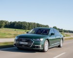 2020 Audi A8 L 60 TFSI e quattro Plug-In Hybrid (Color: Goodwood Green) Front Three-Quarter Wallpapers 150x120