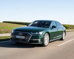 2020 Audi A8 L 60 TFSI e quattro Plug-In Hybrid (Color: Goodwood Green) Front Three-Quarter Wallpapers 150x120 (9)