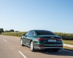 2020 Audi A8 L 60 TFSI e quattro Plug-In Hybrid (Color: Goodwood Green) Rear Three-Quarter Wallpapers 150x120