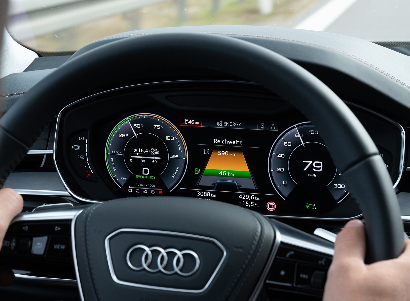 2020 Audi A8 L 60 TFSI e quattro Plug-In Hybrid Digital Instrument Cluster Wallpapers #38 of 49