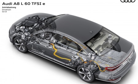 2020 Audi A8 L 60 TFSI e quattro Plug-In Hybrid Drivetrain Wallpapers 450x275 (47)